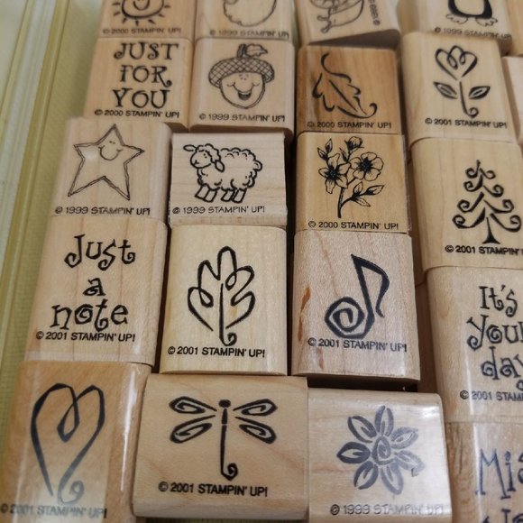 Vtg Stampin' Up! Scrapbooking Stamp Set Variety - Picture 4 of 12